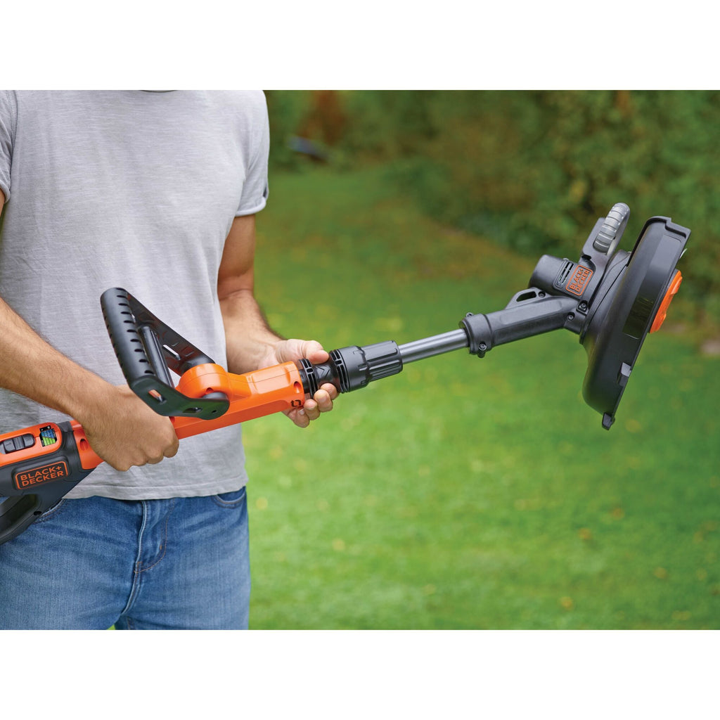 Black+decker accu grastrimmer stc1820pcb (oranje zwart, accu niet inbegrepen)