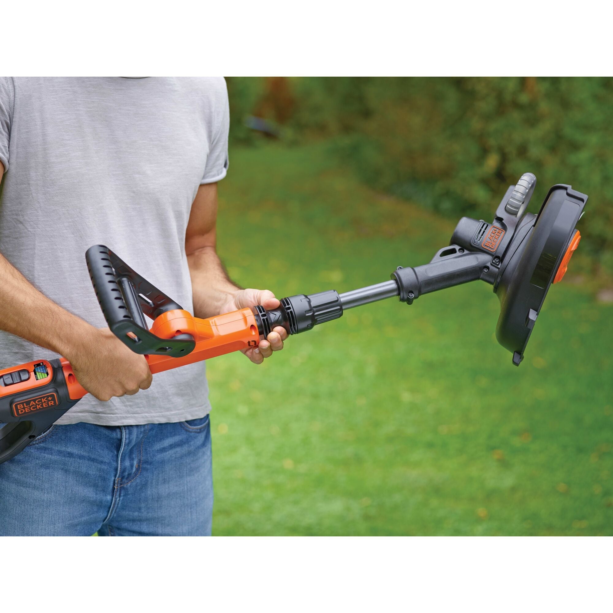 Black+decker accu grastrimmer stc1820pcb (oranje zwart, accu niet inbegrepen)