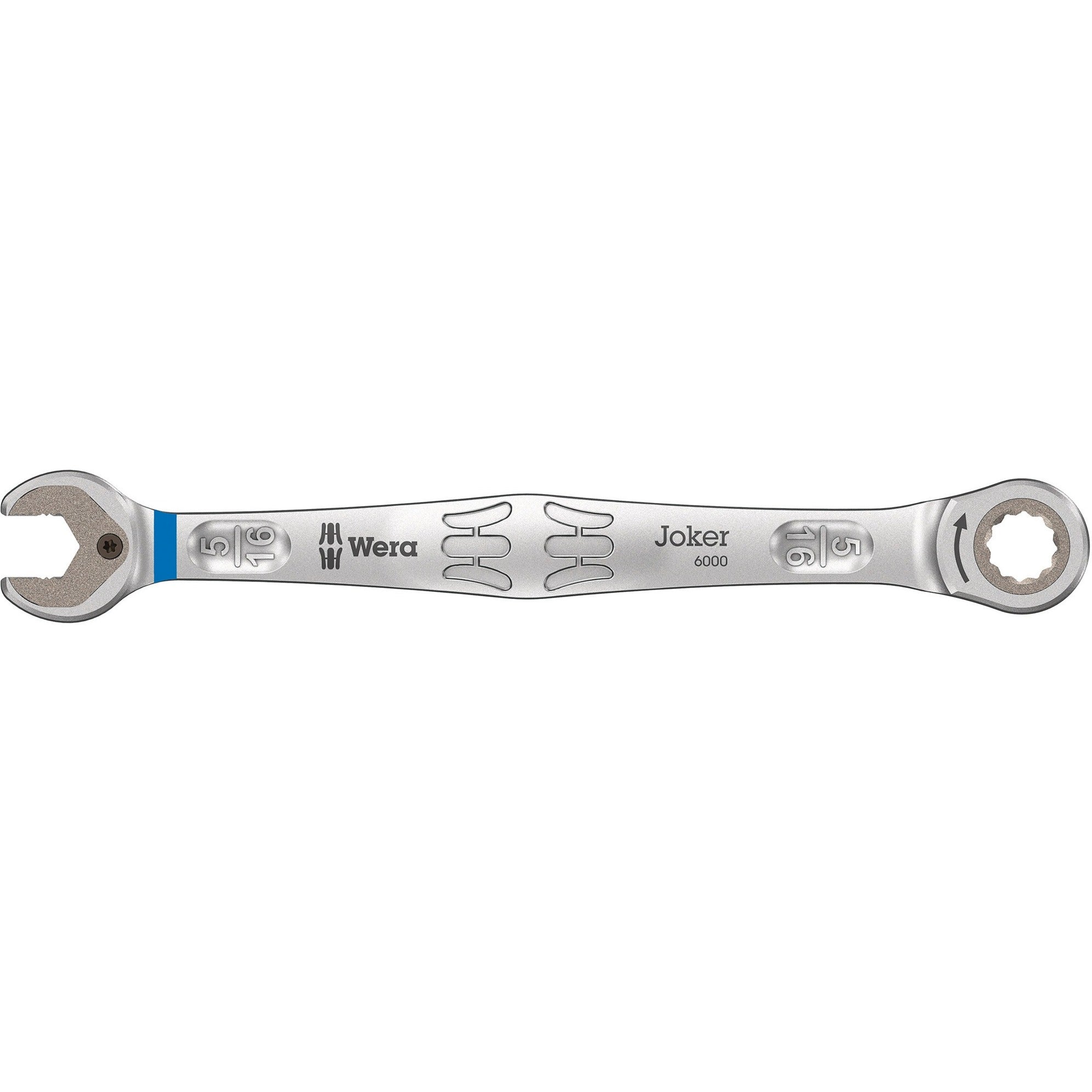 Wera 9632 magneetstrip 6000 joker imperial 1 steek-ringratelsleutelset moersleutel (inch, 8‑delig)