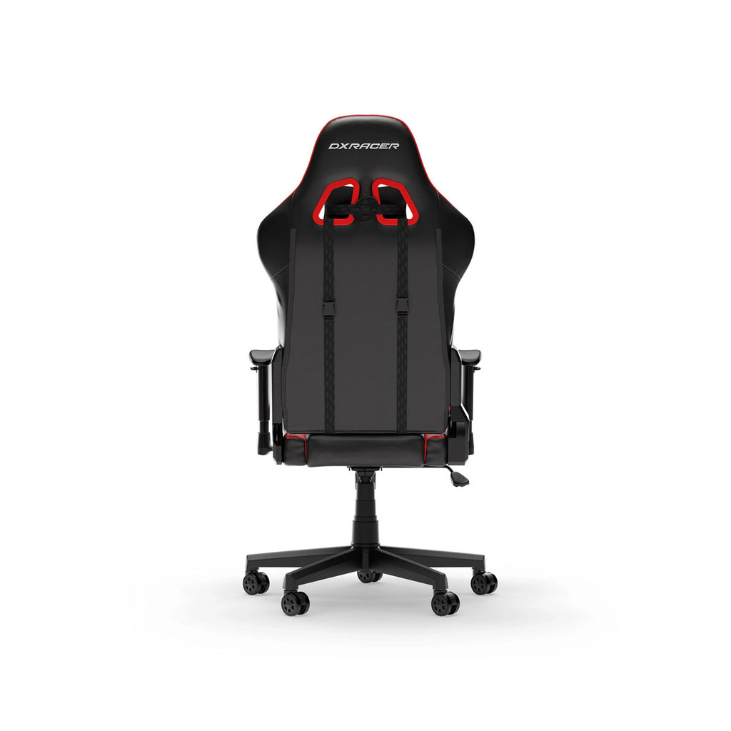 Dxracer prince l black red pvc leather gamestoel (zwart rood)