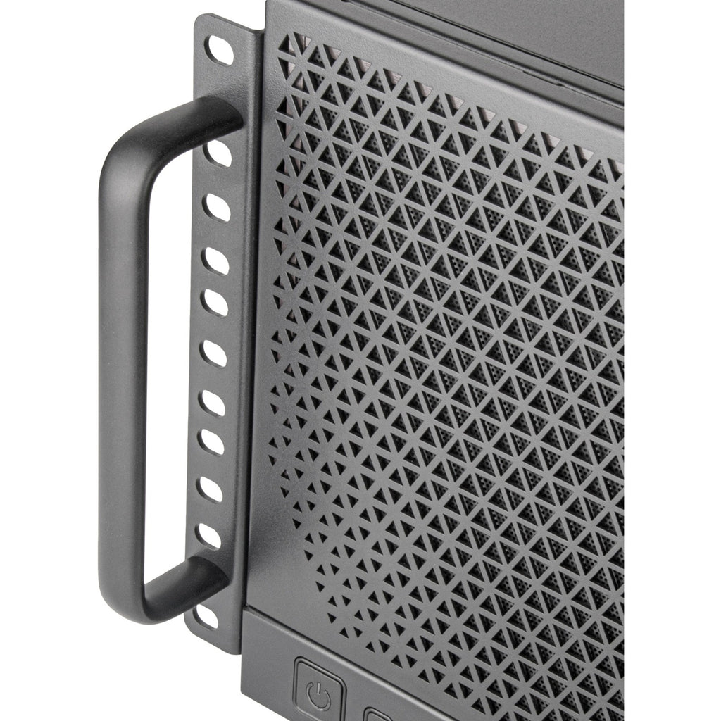 Silverstone rm51 rack behuizing (zwart | 5u | 2x usb-a | 1x usb-c)