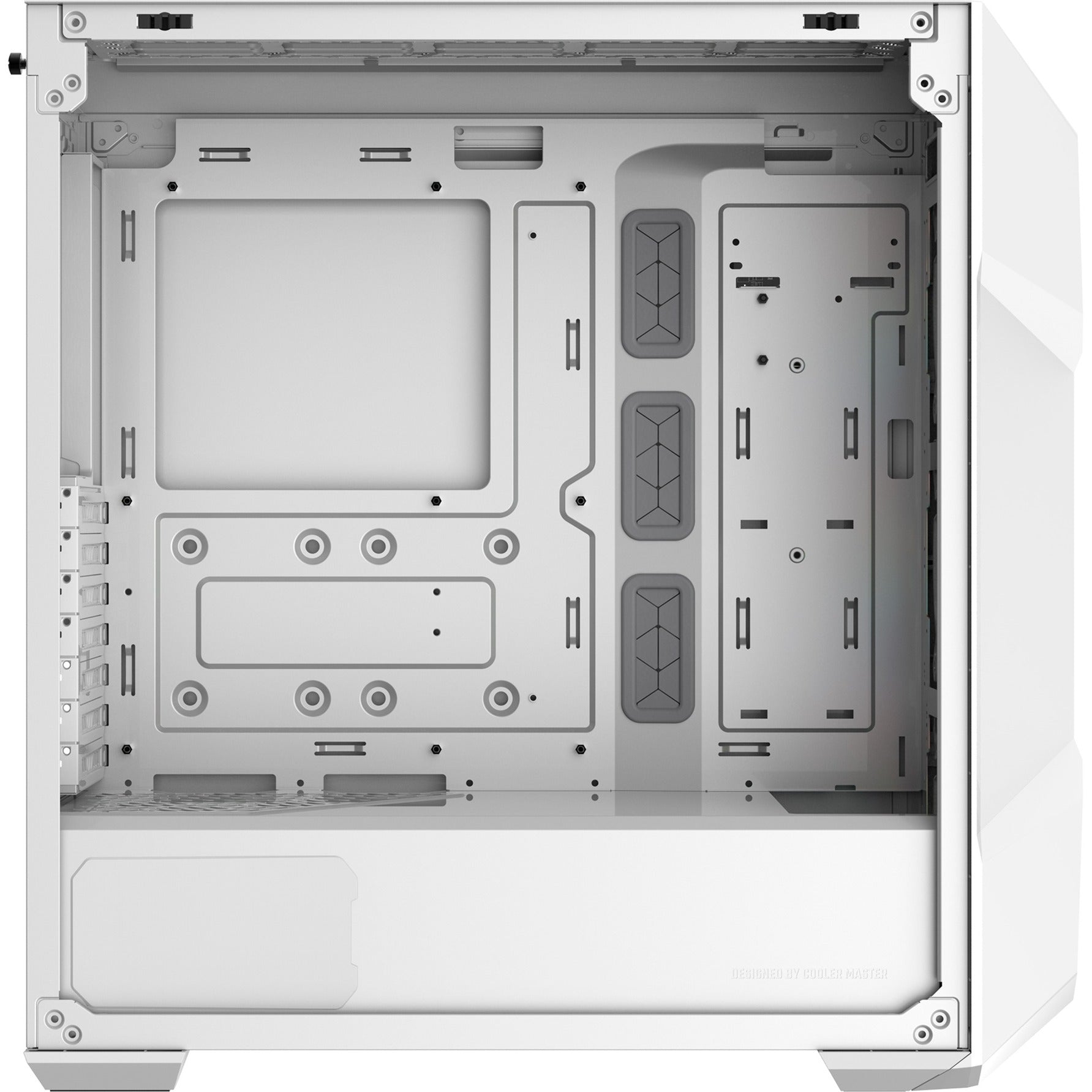 Cooler master masterbox td500 mesh v2 midi tower behuizing (wit | 2x usb-a | 1x usb-c | rgb | tempered glass)
