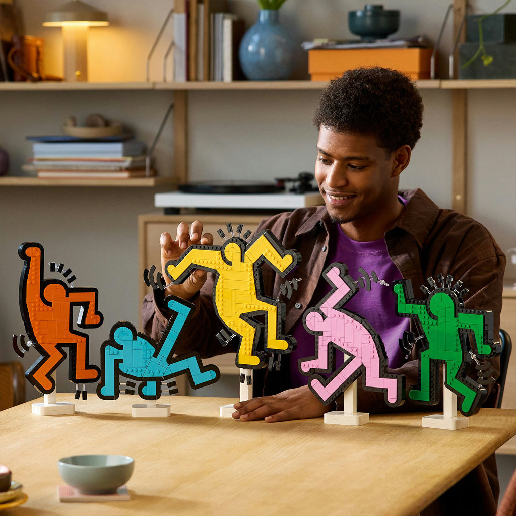 LEGO Art 31216 Keith Haring tanzende Figuren