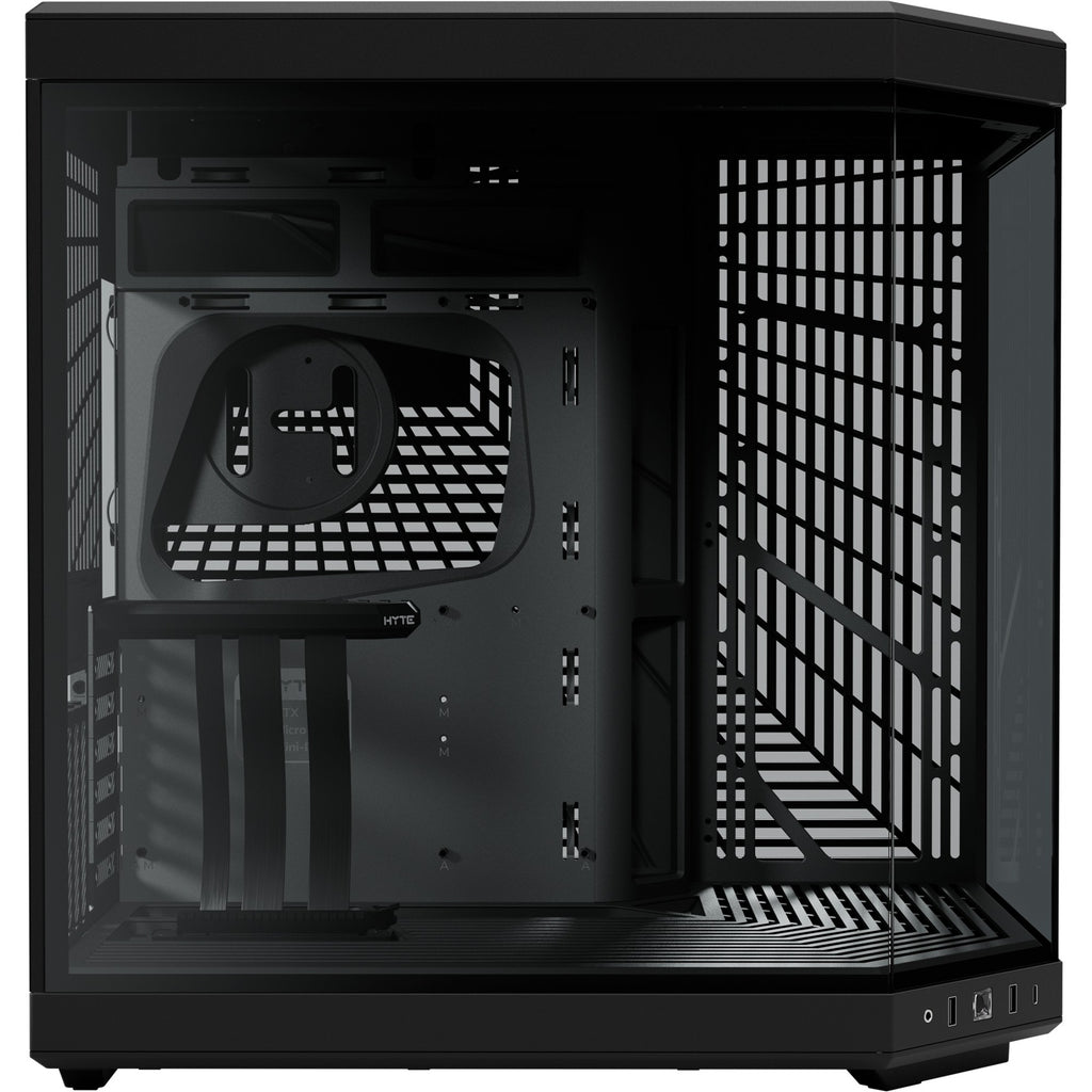 Hyte y70 midi tower behuizing (zwart | 2x usb-a | 1x usb-c | tempered glass)