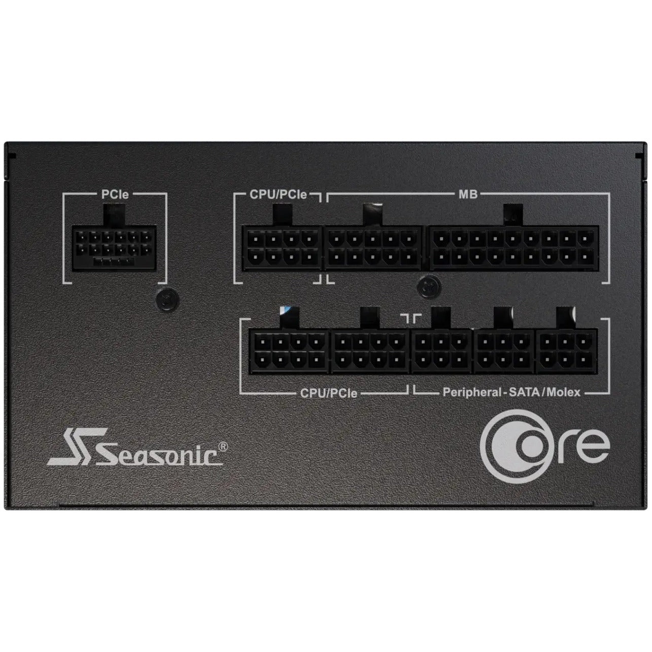 Seasonic core gx-750-v2 atx3.1 modulaire 750 watt voeding (zwart, 1x 12v-2x6, 2x pcie)