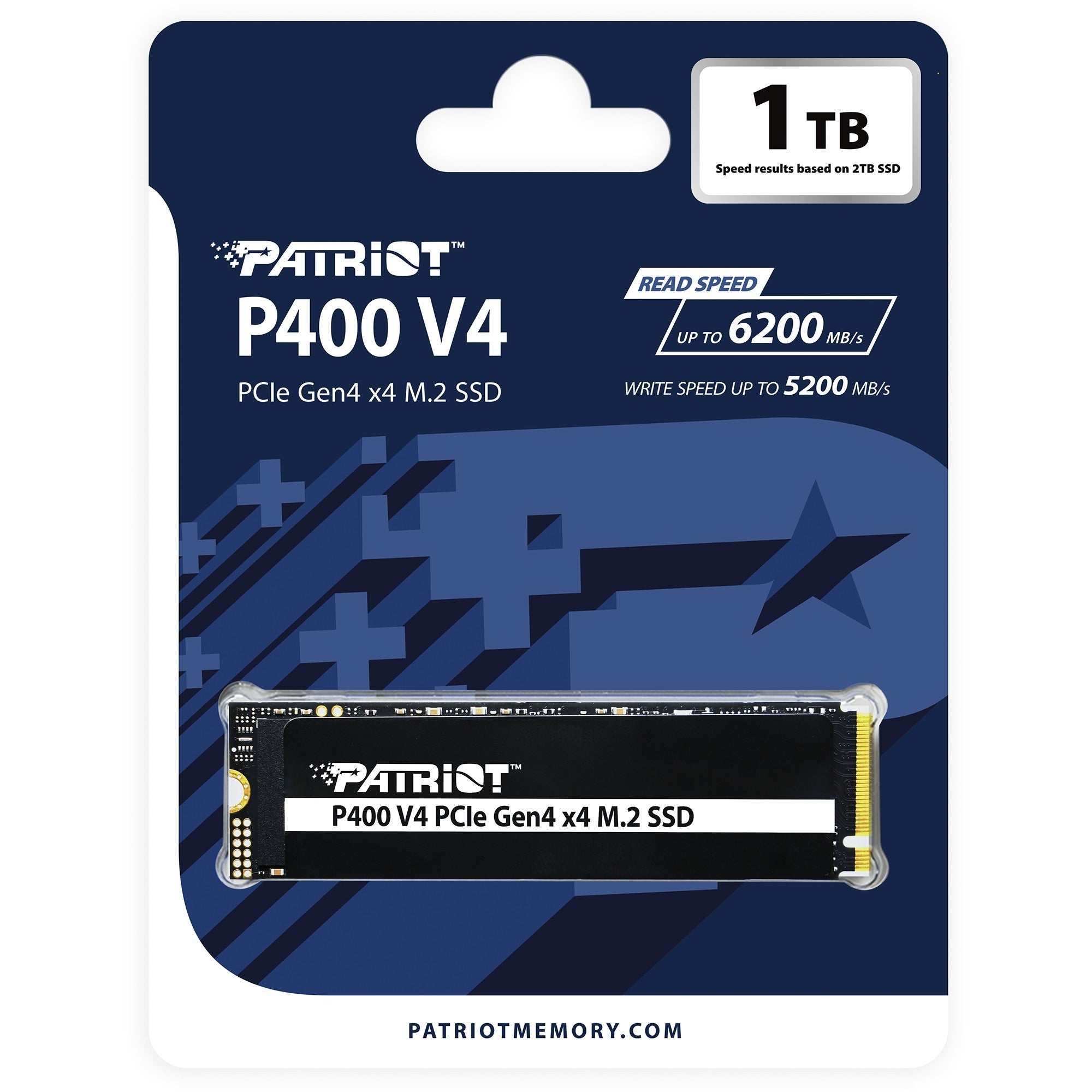Patriot p400 v4 1 tb ssd (p400vp1tbm28h, pcie 4.0 x4, nvme 2.0, m.2 2280)