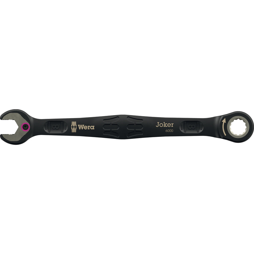 Wera 6000 joker black edition 11 set 1 steek-ringratelsleutelset, 11‑delig moersleutel (zwart)