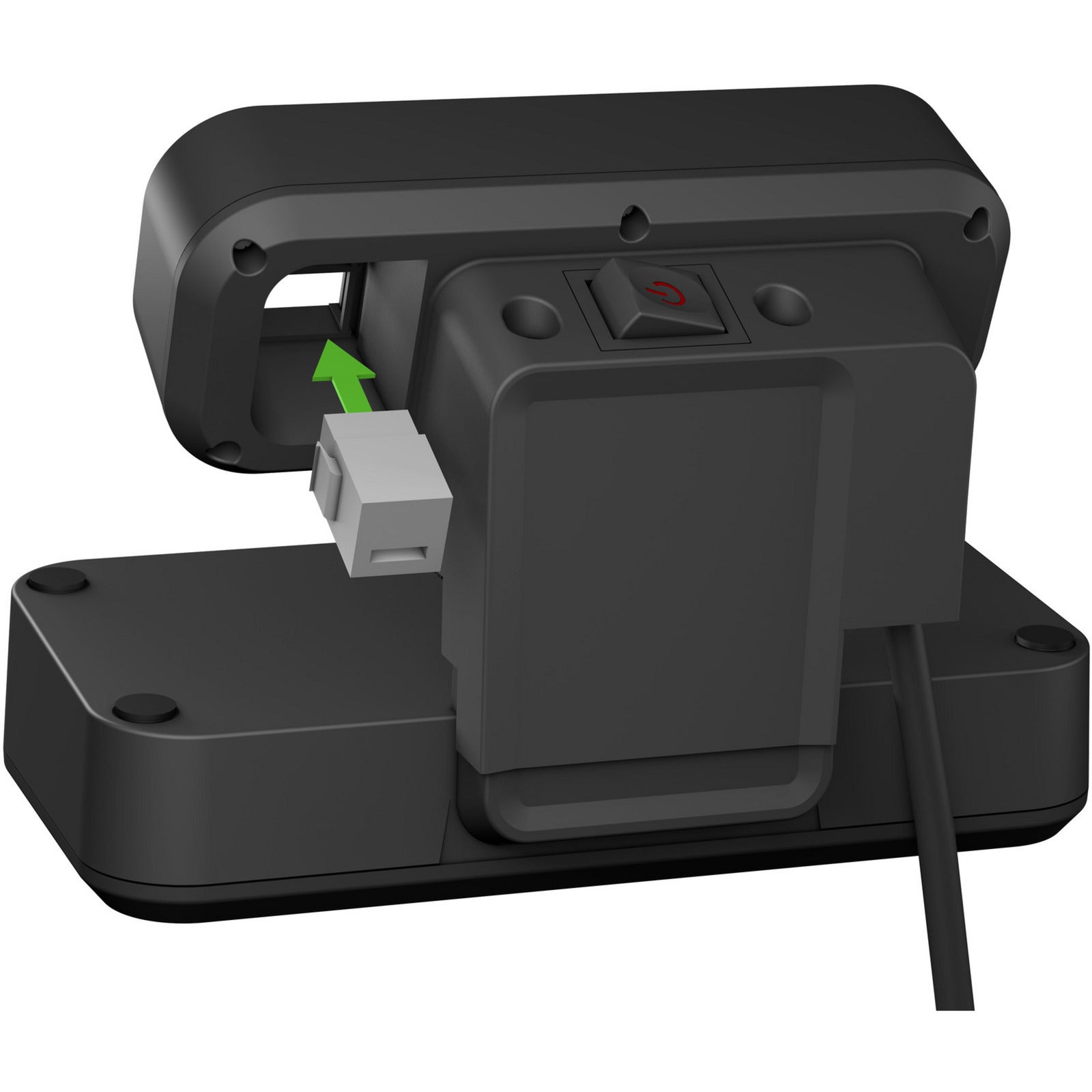 Brennenstuhl ®estilo duplex-stekkerdoos, 2x keystone-modules, 10x veiligheidscontactdozen, zilver zwart