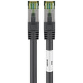 Goobay patchkabel cat.8.1 s ftp (zwart, 0,25 meter)