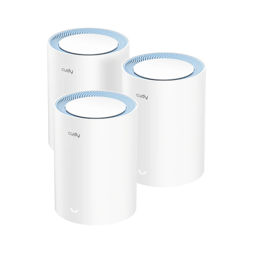 Cudy ac1200 mesh wi-fi system (3-pack) mesh router (wit)