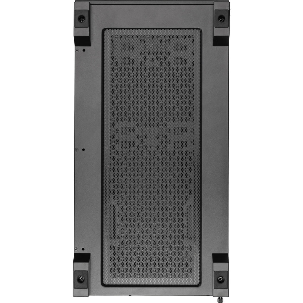 Silverstone lucid 05 mini tower behuizing (zwart | 2x usb-a | 1x usb-c | rgb | tempered glass)