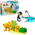 Lego duplo town 10442 families van wilde dieren: pinguïns en leeuwen