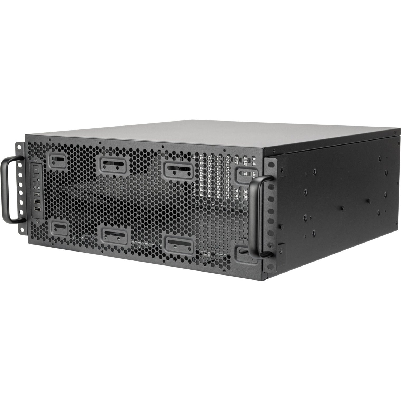 Silverstone rm4a rack behuizing (zwart | 4u | usb-c)