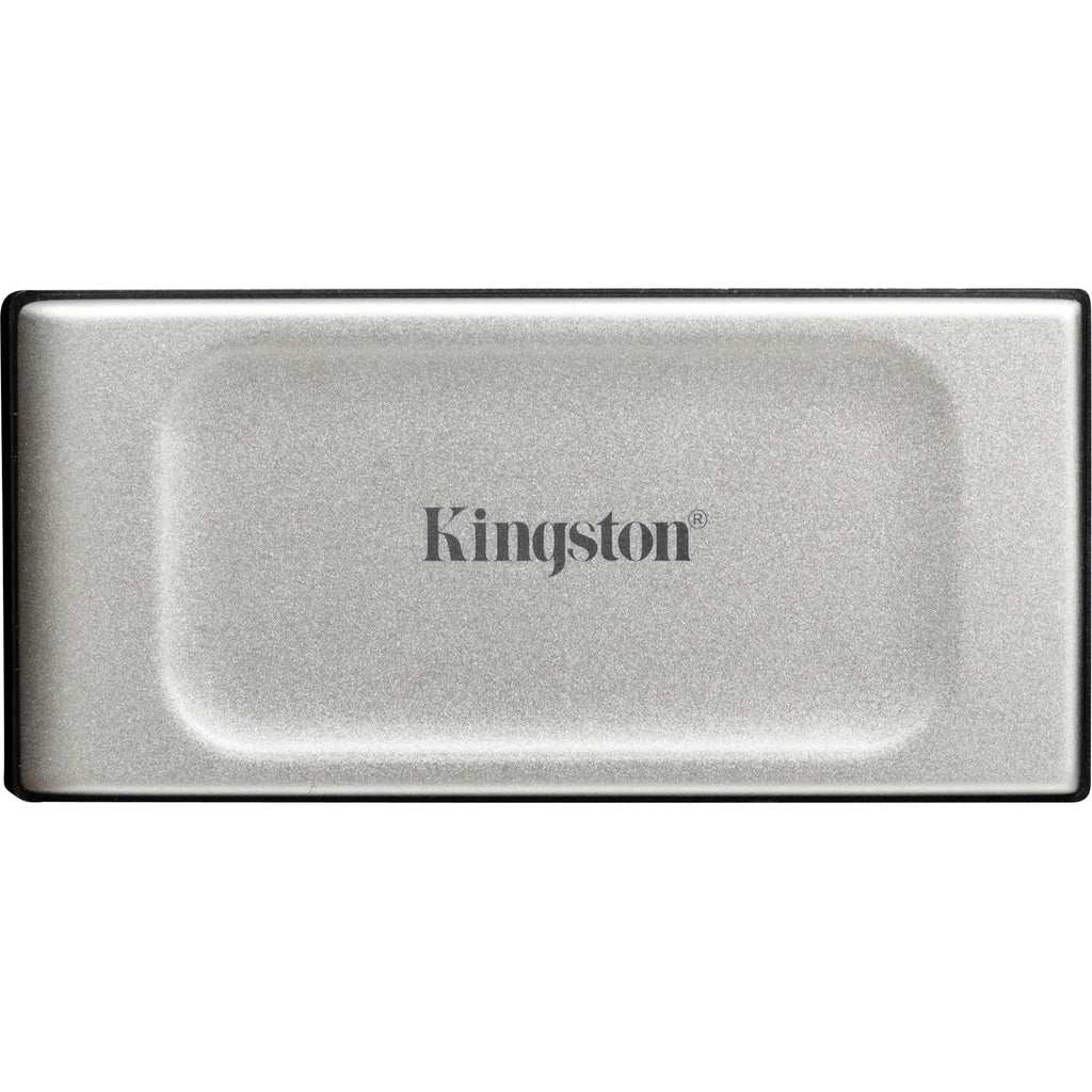 Kingston xs2000 portable 4 tb externe ssd (zilver zwart, sxs2000 2000g, usb-c 3.2 (20 gbit s))