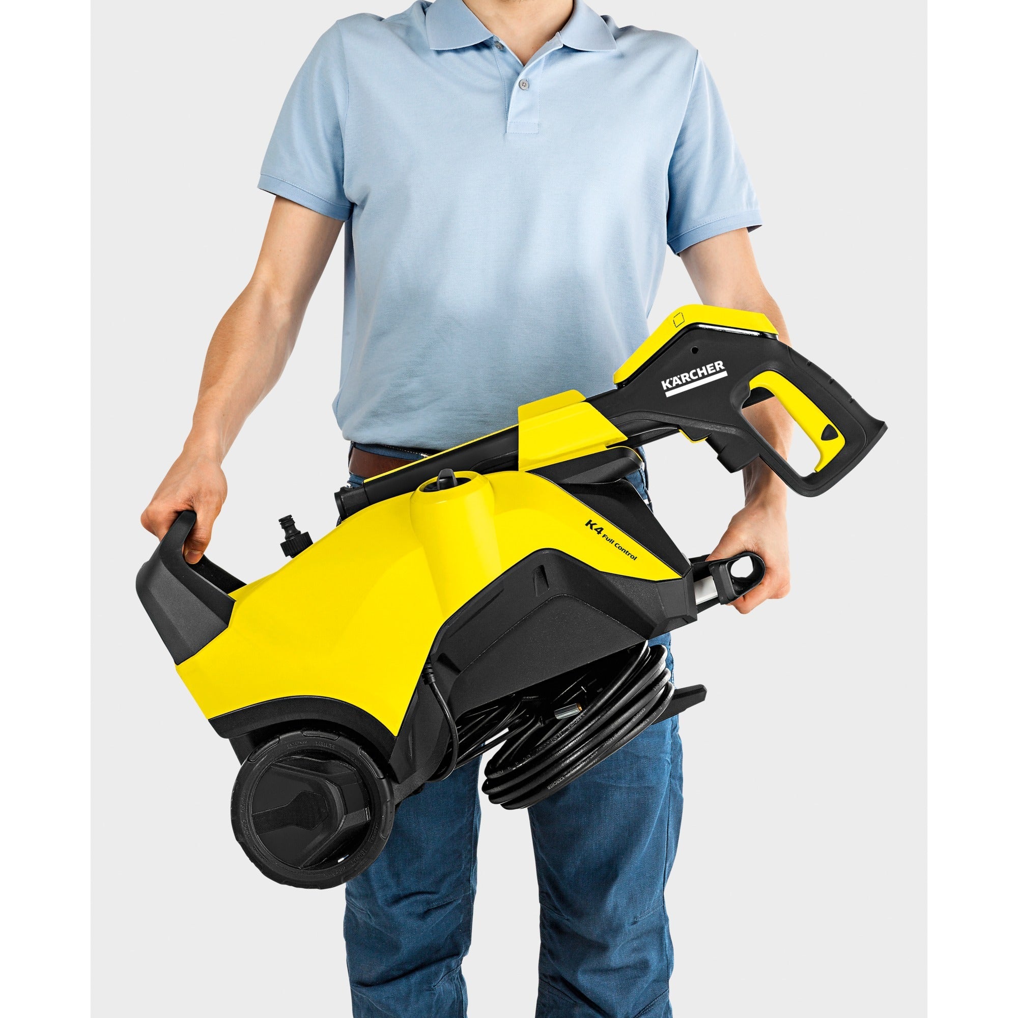 Kärcher k 4 premium power control home hogedrukreiniger (geel zwart, 1.324-133.0)
