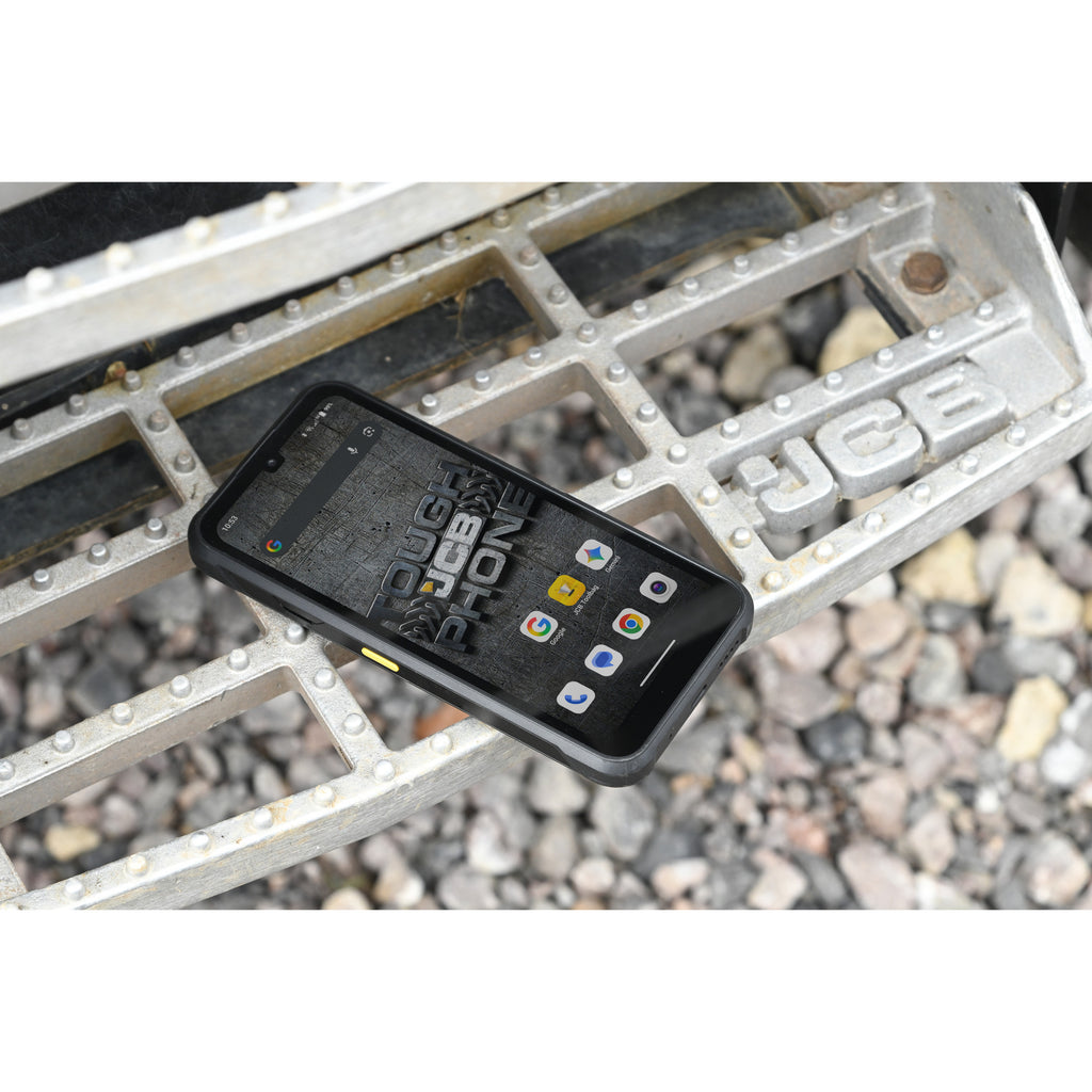 Jcb toughphone e50 smartphone (zwart | 128 gb | android 16 | dual-sim)
