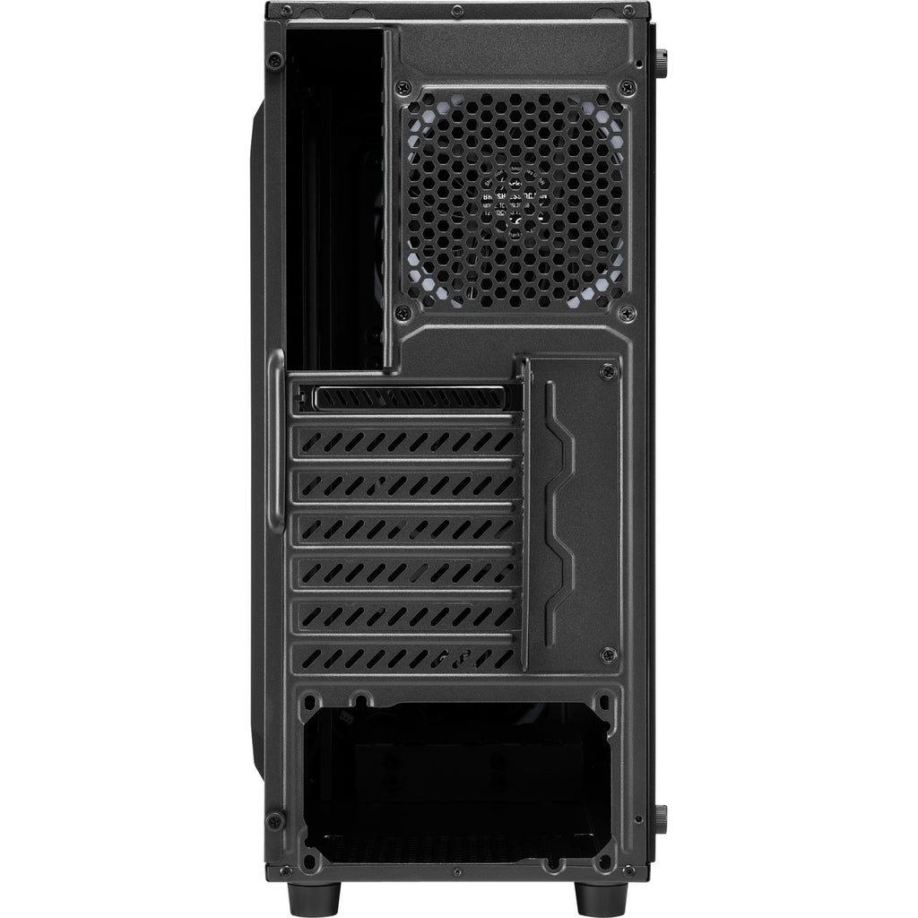 Sharkoon tg4m rgb midi tower behuizing (zwart | 2x usb-a | rgb | tempered glass)