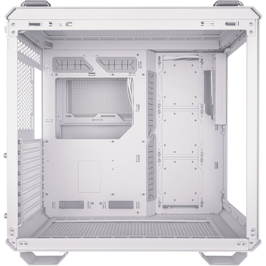 Asus tuf gaming gt502 midi tower behuizing (wit | 2x usb-a | 1x usb-c | tempered glass)