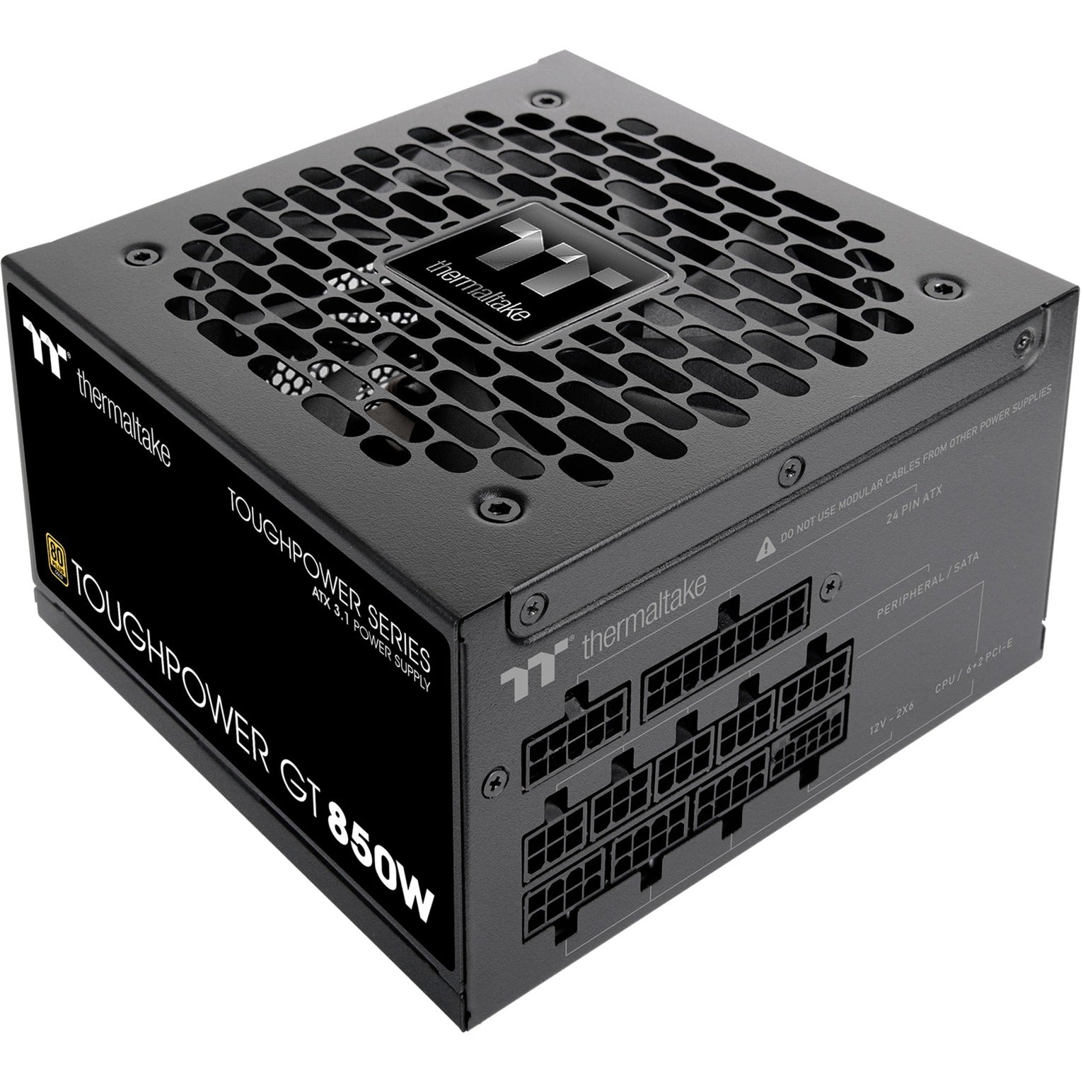 Thermaltake toughpower gt modulaire 850 watt voeding (zwart, 4x pcie)