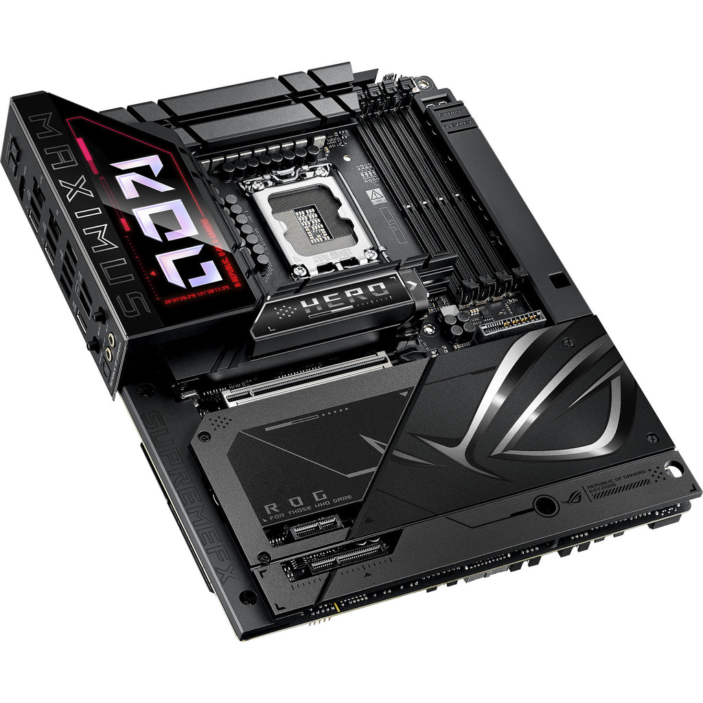 Asus rog maximus z890 hero btf socket 1851 moederbord (zwart, raid, 5 gb-lan, wi-fi 7, bt, sound, atx)