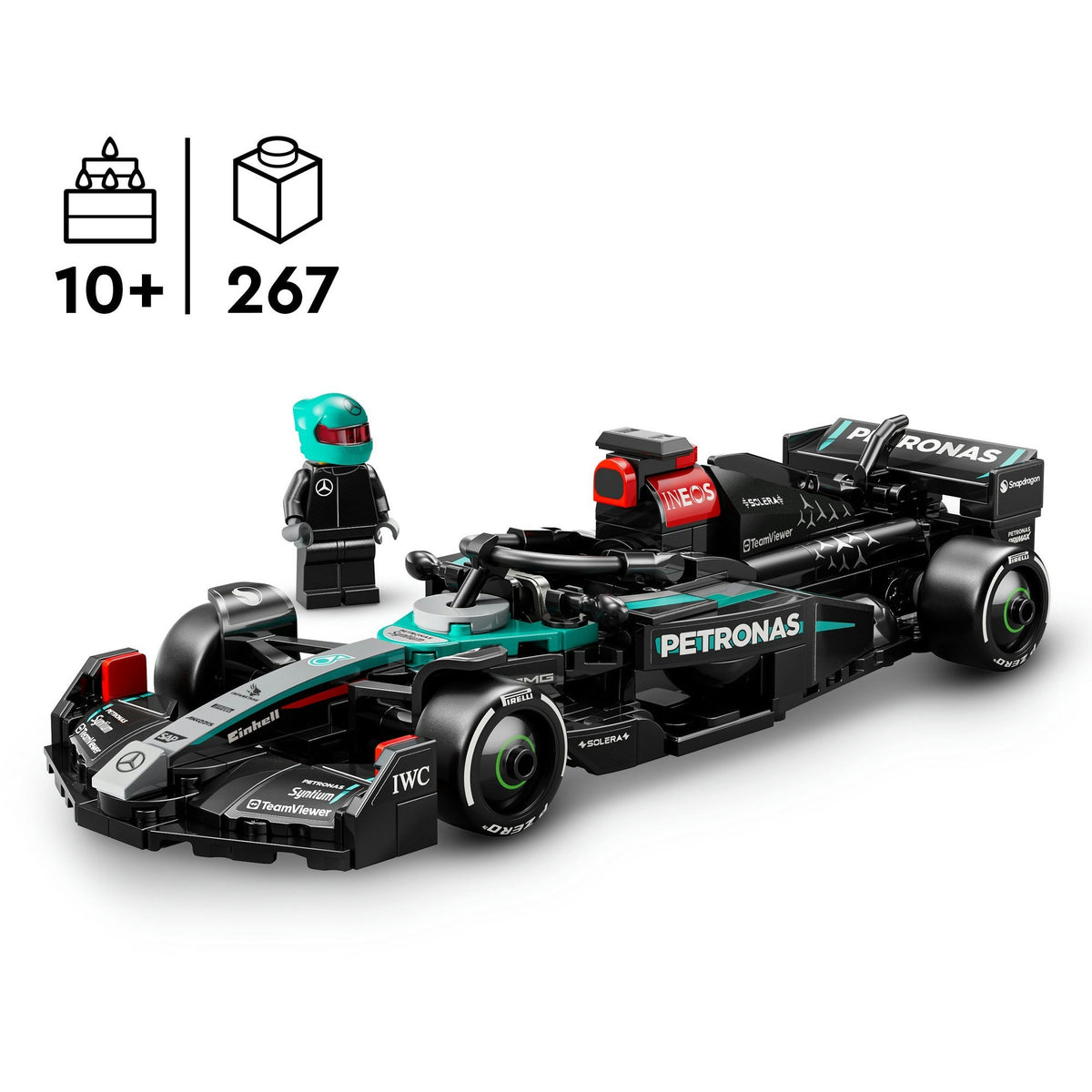 LEGO Speed ​​Champions 77244 Mercedes-AMG F1 W15 Rennwagen