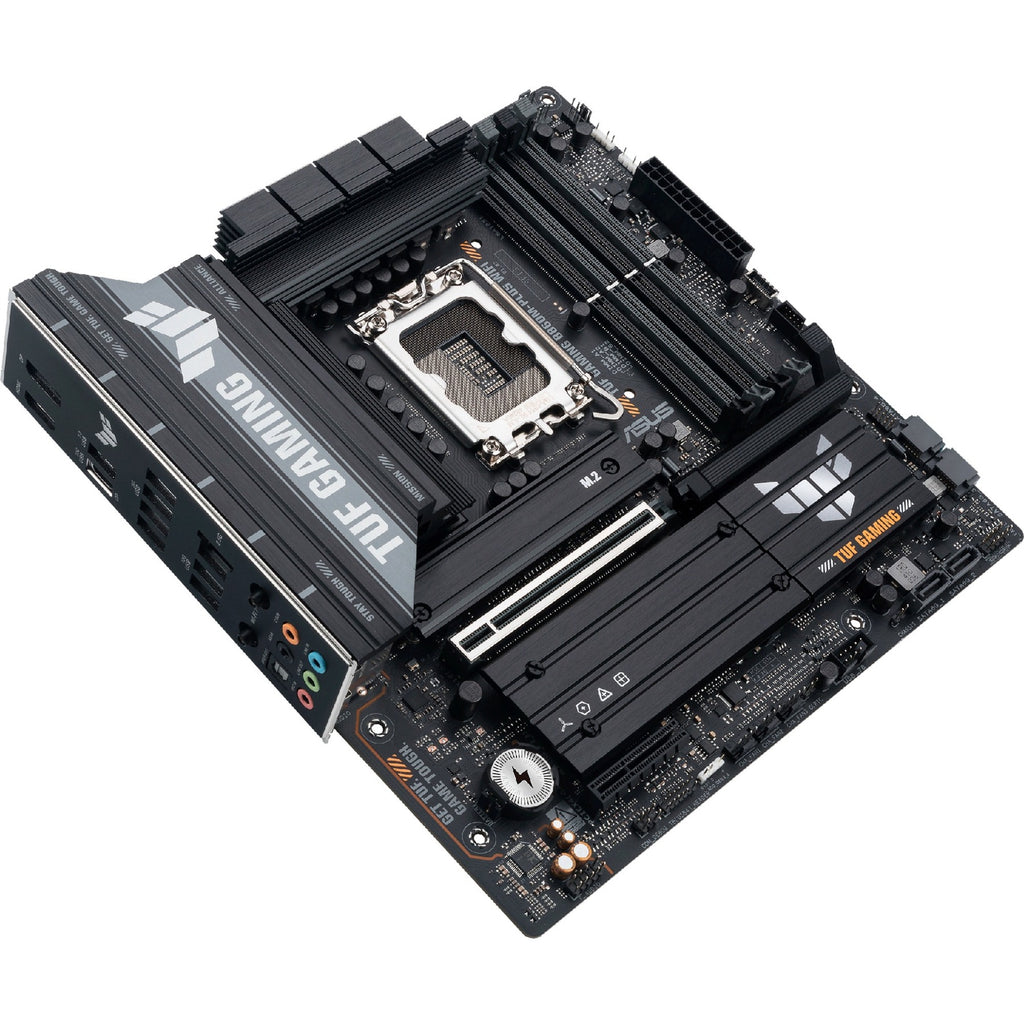 Asus tuf gaming b860m-plus wifi socket 1851 moederbord (2.5 gb-lan, wi-fi 7, bt, sound, µatx)