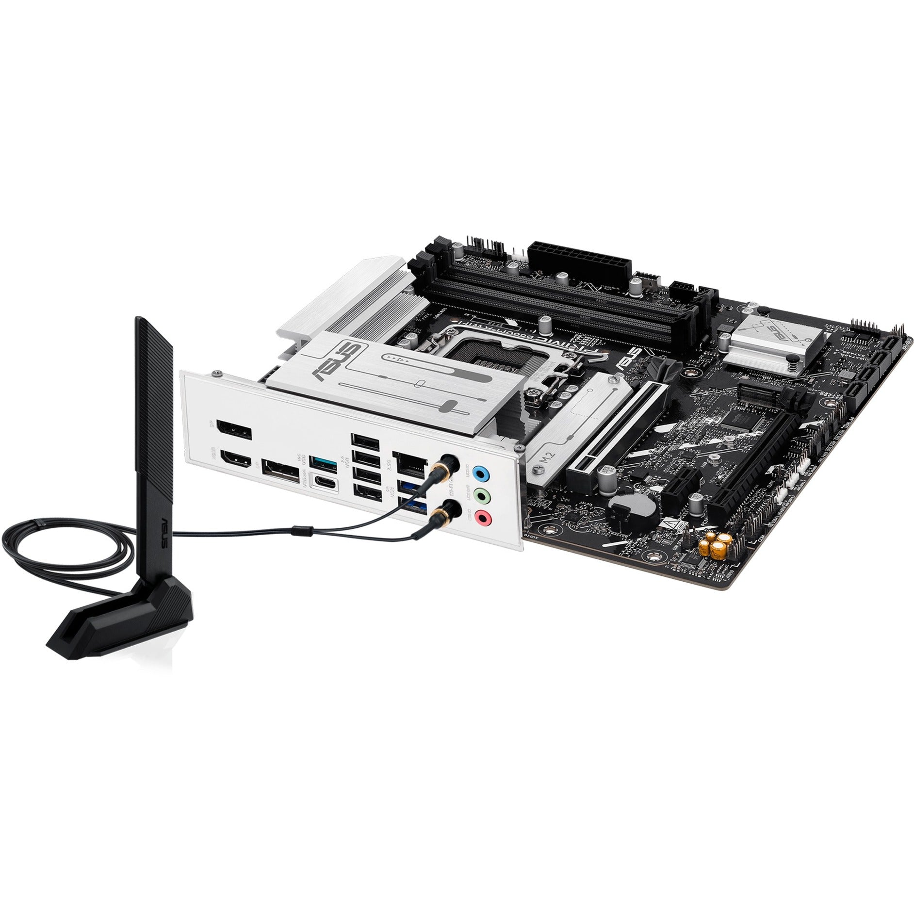 Asus prime b860m-a wifi socket 1851 moederbord (raid, 2.5 gb-lan, wi-fi 6e, bt, sound, µatx)