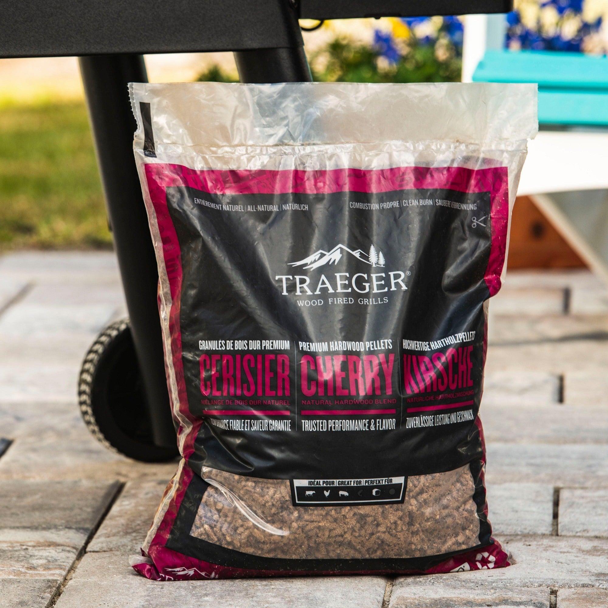 Traeger Pellets von Hartholz Kirsche