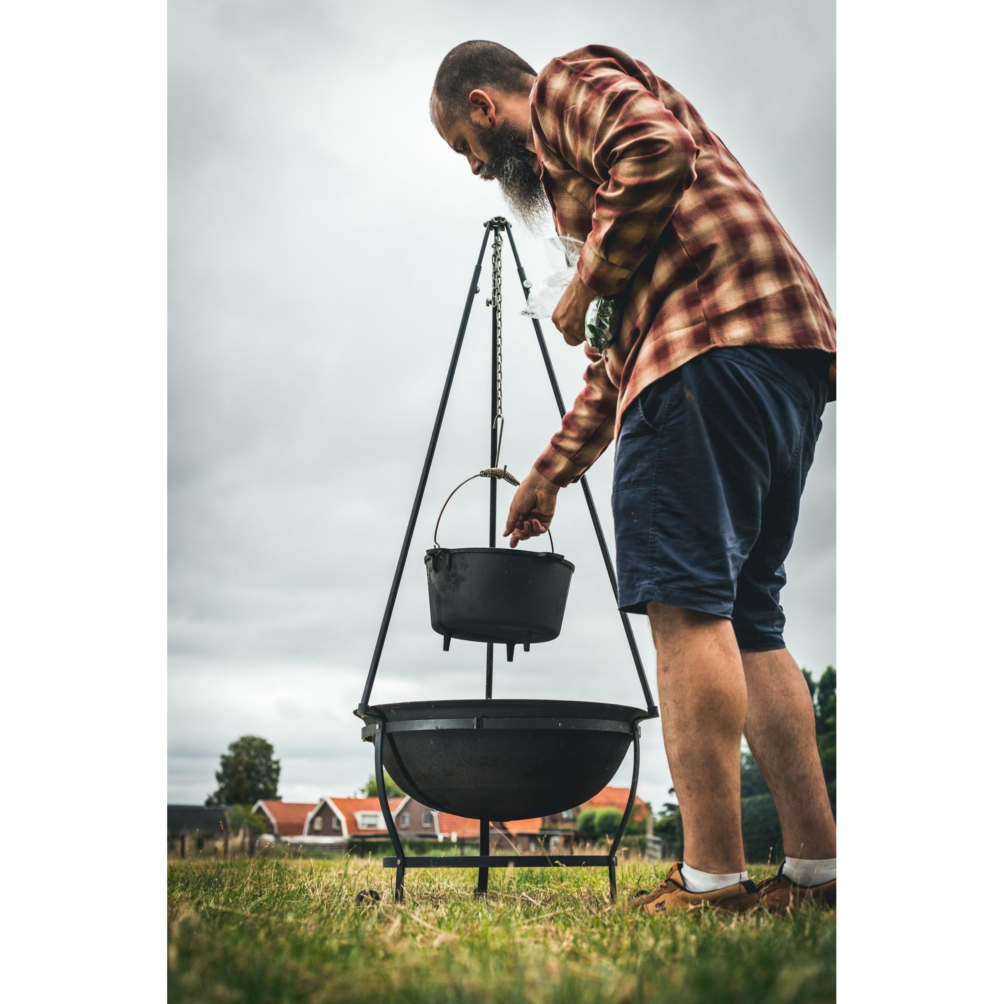 The windmill dutch oven 9 qt kookpan (zwart, ø 31.5 cm | 8.5 liter)