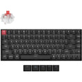 Keychron k2 qmk-a1, toetsenbord (zwart, us lay-out, super red, white leds, 75%, cherry double-shot pbt, bluetooth 5.2 | usb-c)