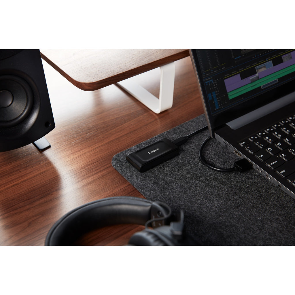 Kingston xs1000 portable 2 tb externe ssd (zwart, sxs1000 2000g, usb-a 3.2 (10 gbit s))