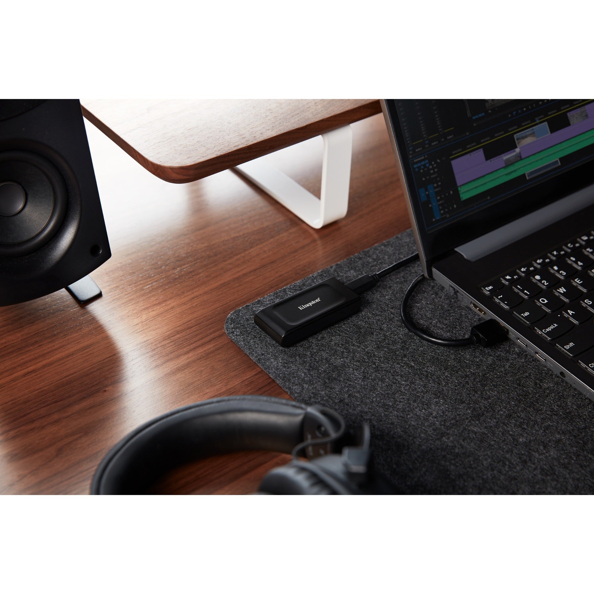 Kingston xs1000 portable 2 tb externe ssd (zwart, sxs1000 2000g, usb-a 3.2 (10 gbit s))