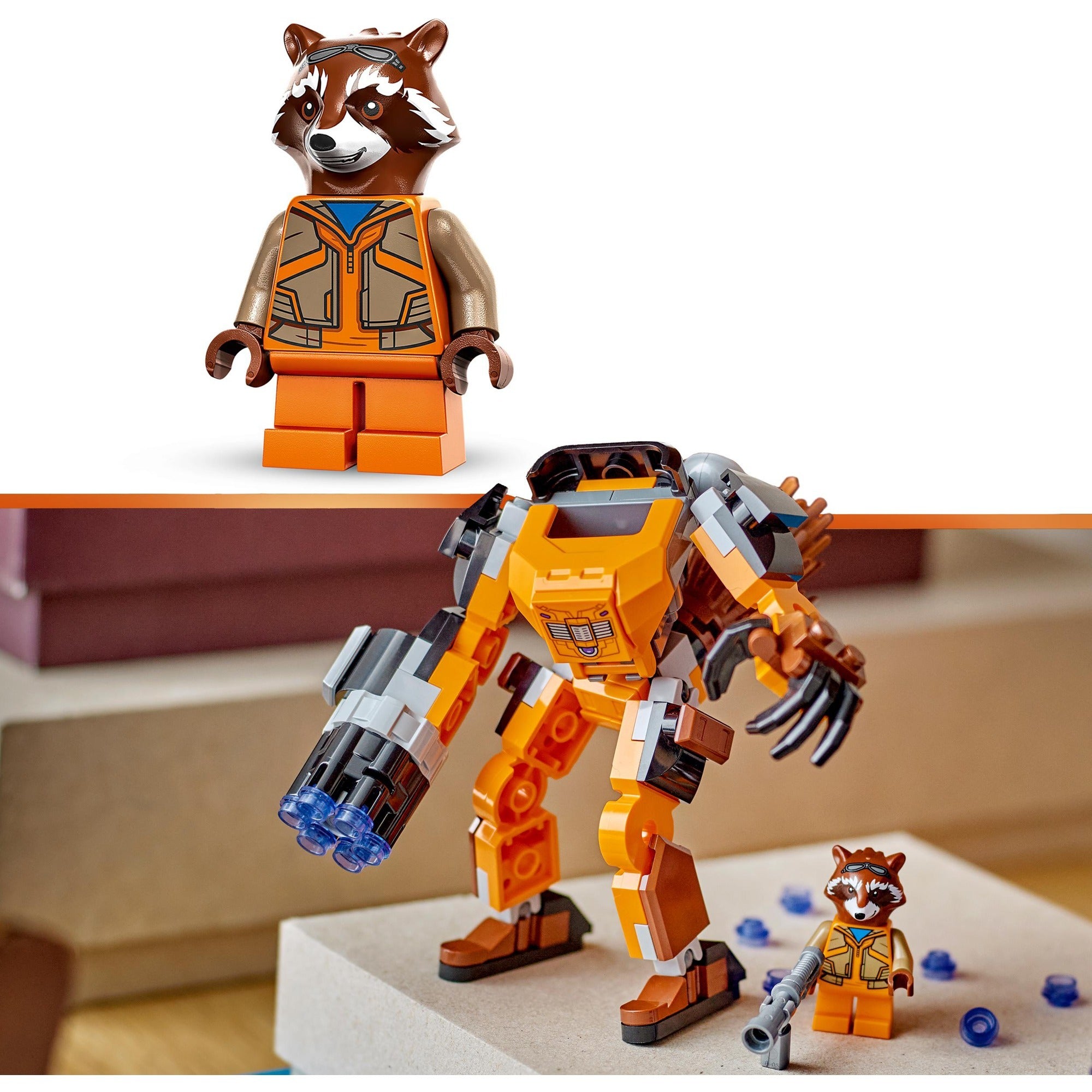Lego marvel - rocket mechapantser constructiespeelgoed (76243)