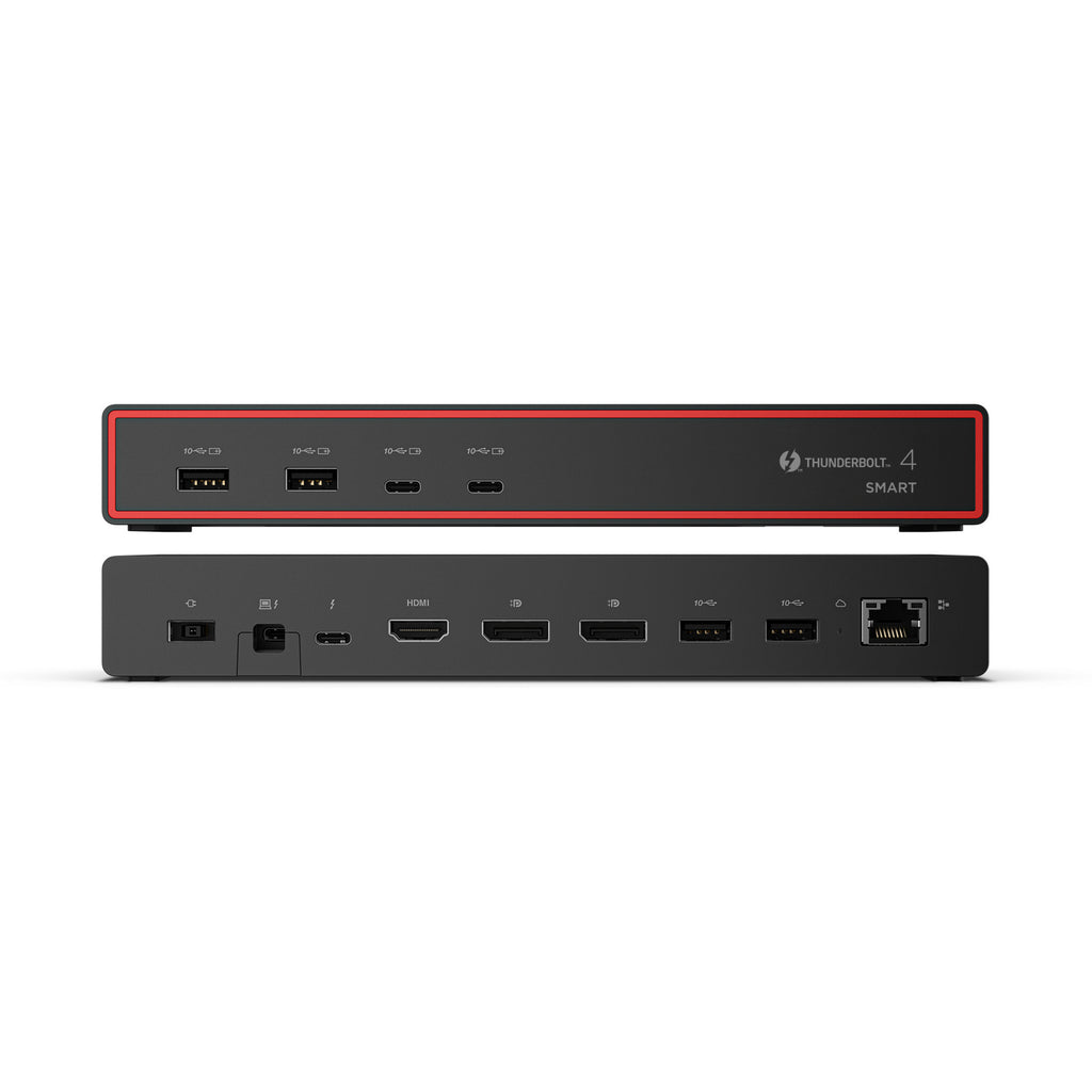 Lenovo thinkpad thunderbolt 4 smart dock gen2 7500 dockingstation (zwart)