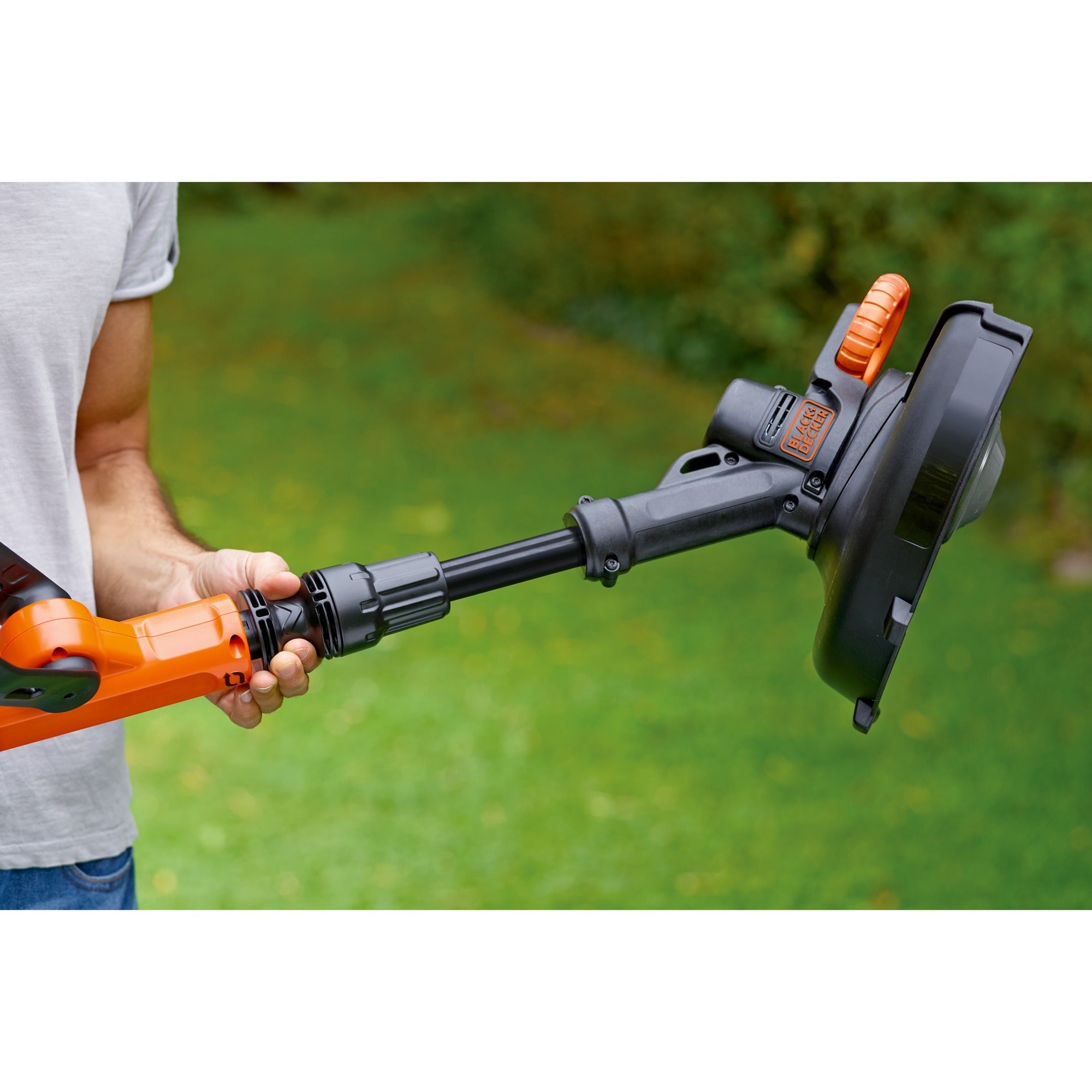 Black+decker 18v afs grastrimmer met accu (zwart oranje, 28 cm accu inbegrepen)