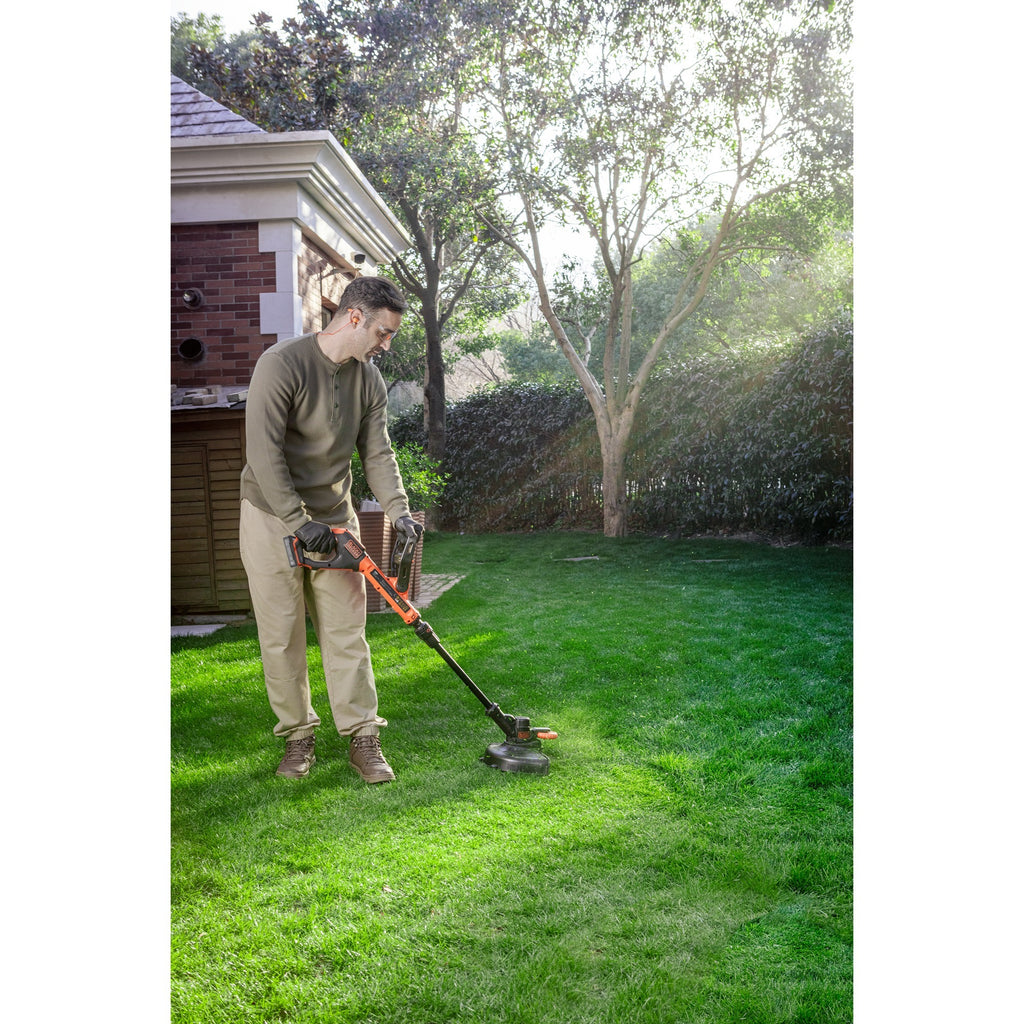 Black+decker 18v afs grastrimmer zonder accu (zwart oranje, 28 cm, accu en oplader niet inbegrepen)