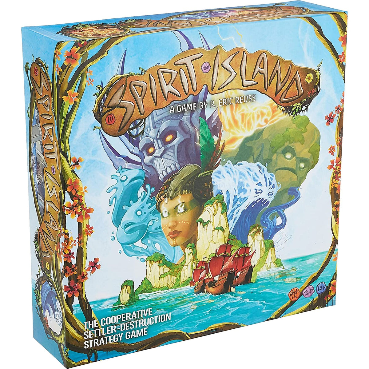 Asmodee spirit island bordspel (engels, 1 - 4 spelers, 90 - 120 minuten, vanaf 14 jaar)