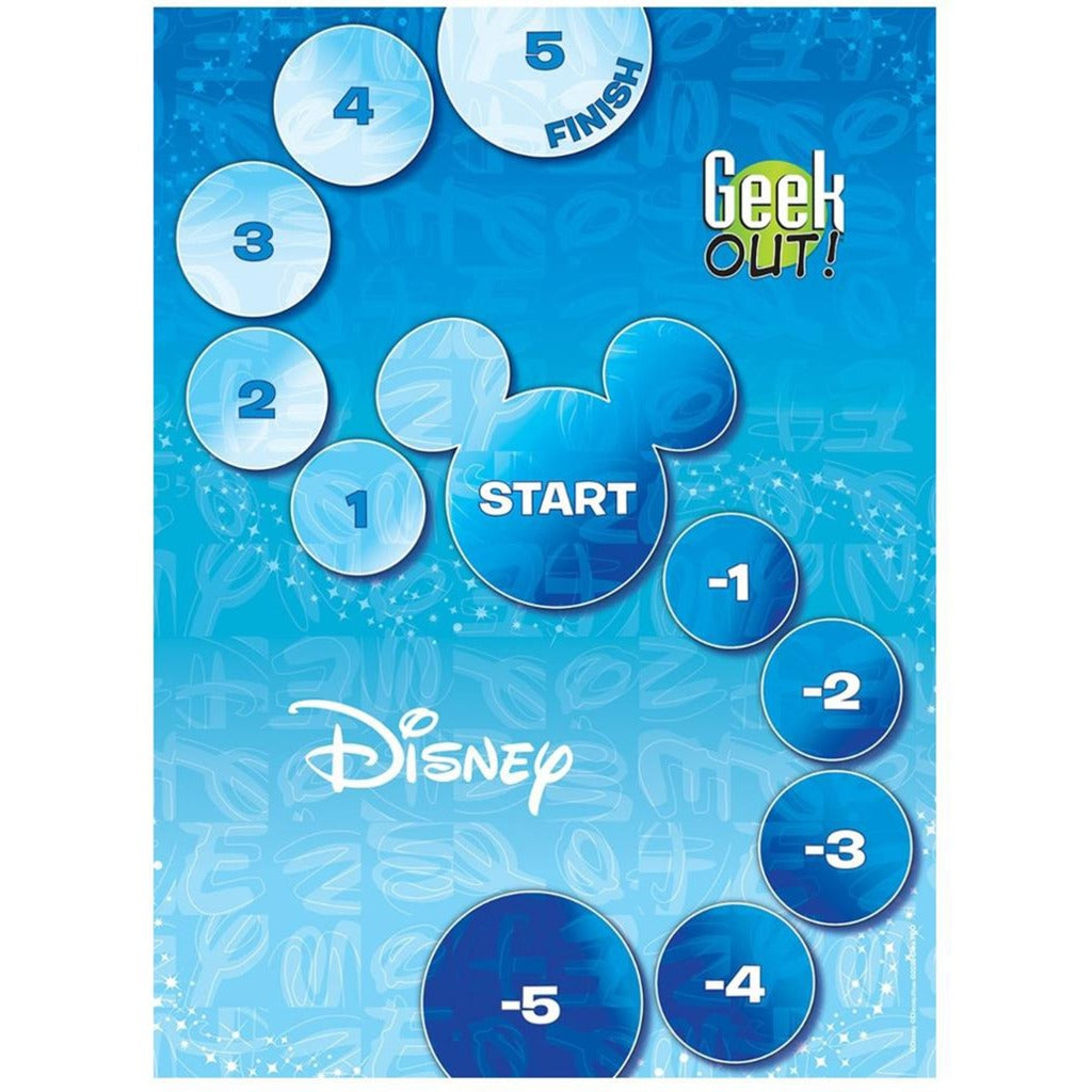 Disney european player network geek out! kaartspel (engels, 2 - 99 spelers, 30 minuten, vanaf 10 jaar)