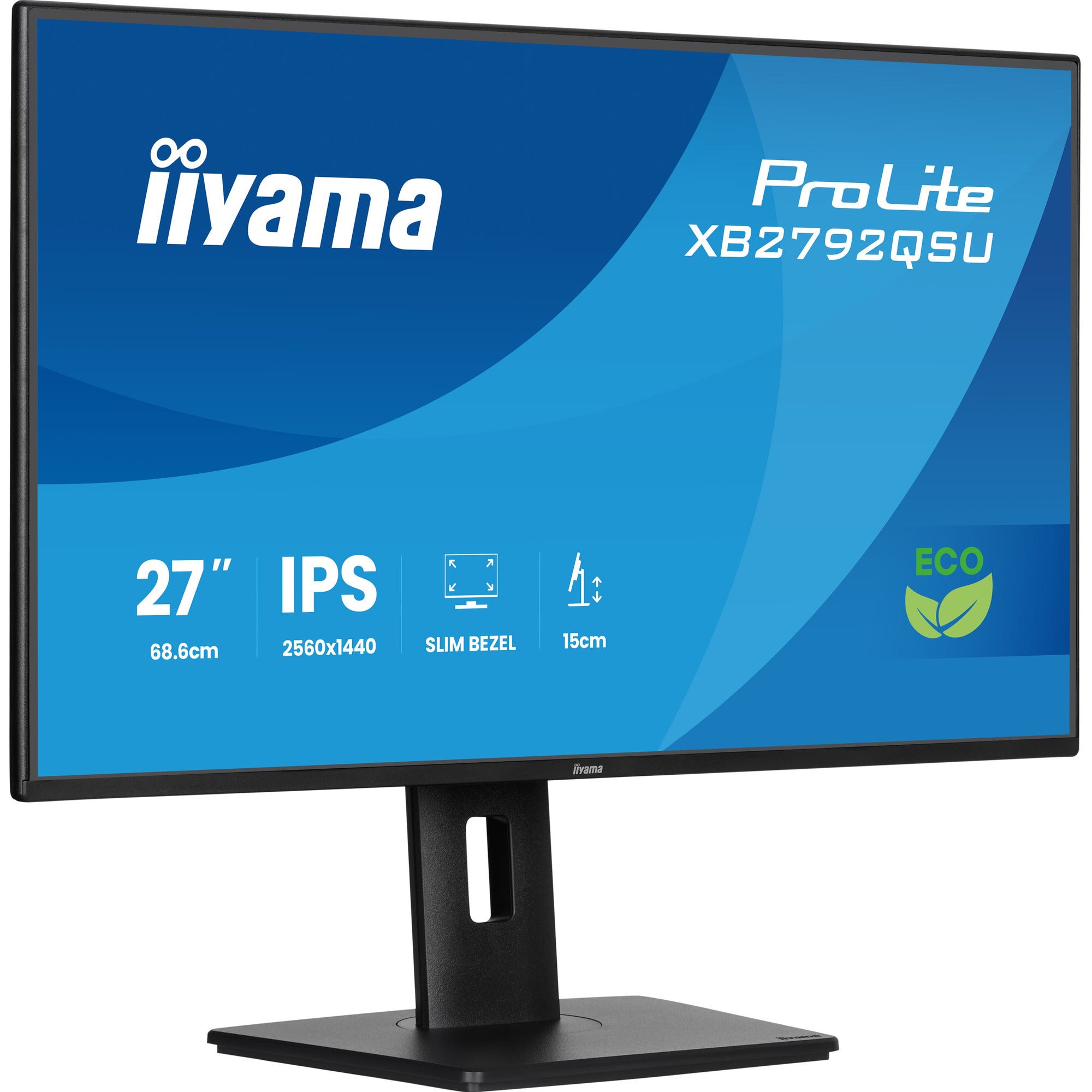 Iiyama prolite xb2792qsu-b1 27 gaming monitor (zwart, hdmi, displayport, 2x usb-a, usb-b, 120 hz)
