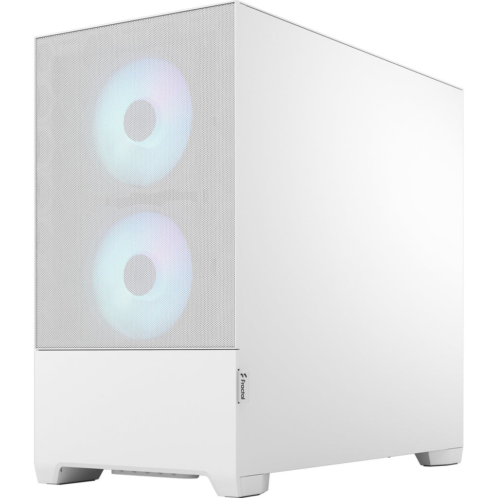 Fractal design pop mini air rgb midi tower behuizing (wit | 2x usb-a | rgb | window)