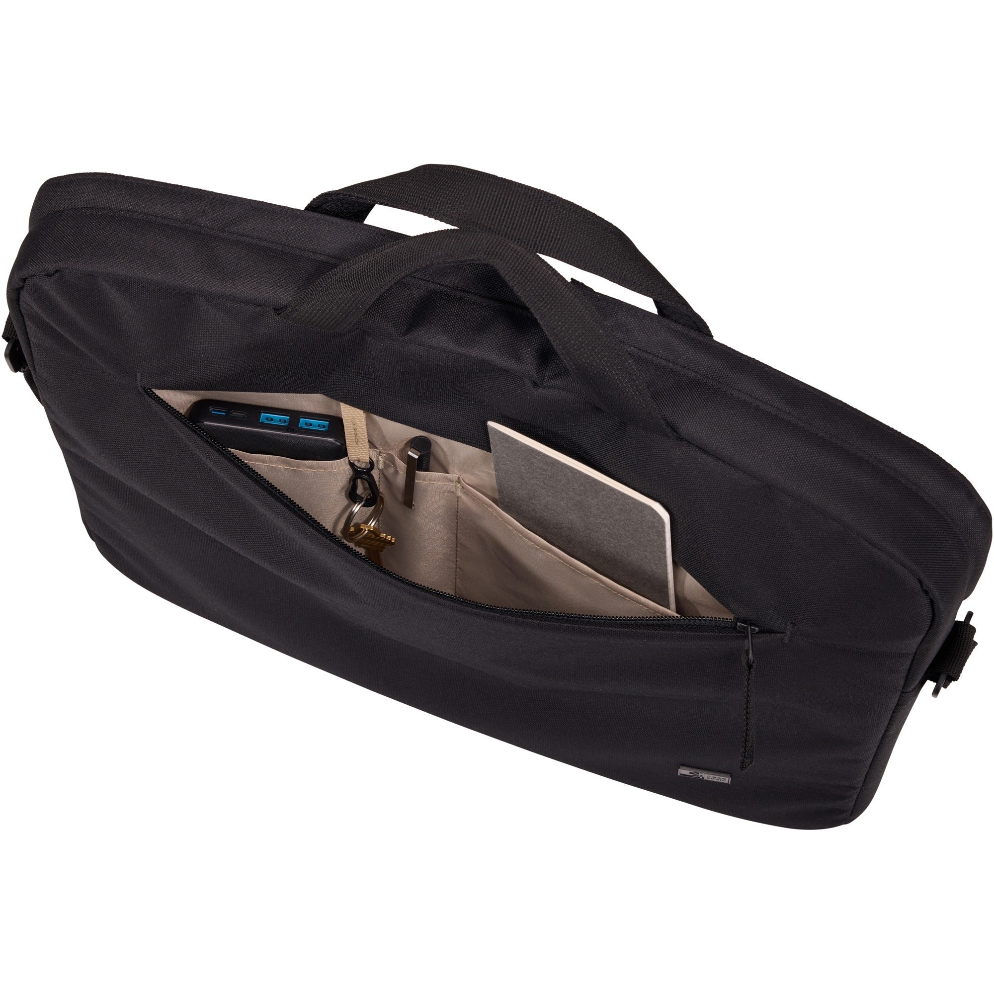 Case logic invigo 15.6 laptop attaché laptoptas (zwart)