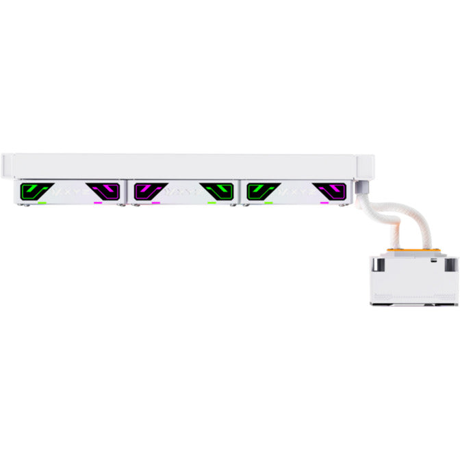 Xyz pc gear hydroview aio 360 waterkoeling (wit, argb, pwm)