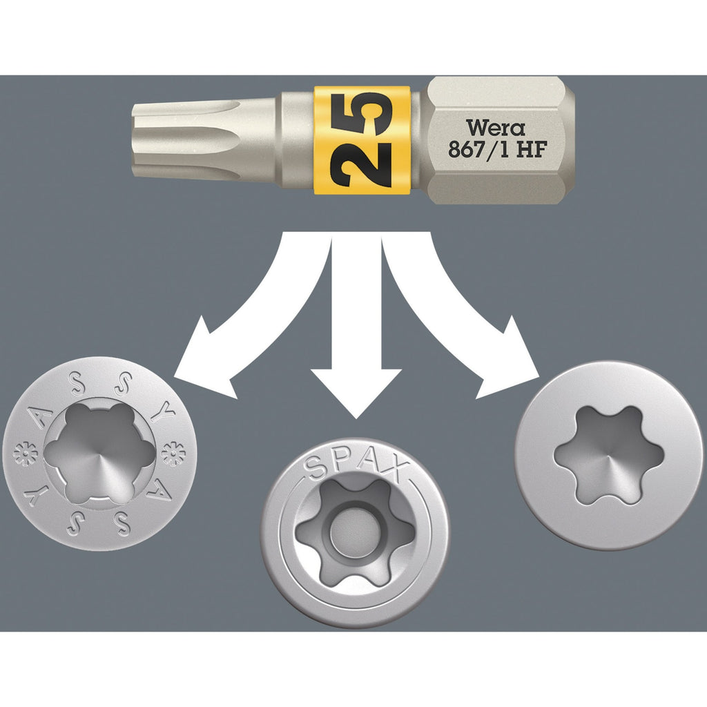 Wera bit-check 30 wood tx hf 1 bitset (30‑delig)