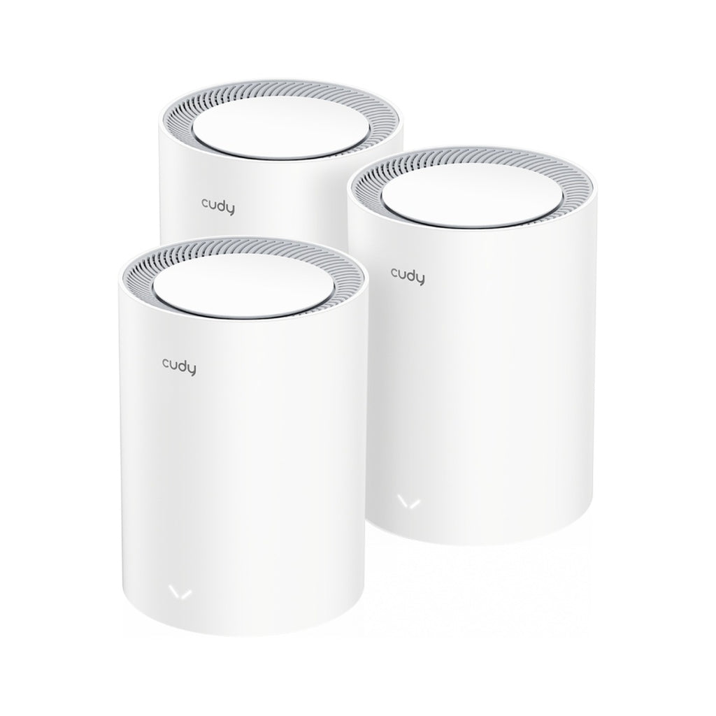 Cudy ax3000 2.5g mesh wi-fi 6 system (3-pack) mesh router (wit)