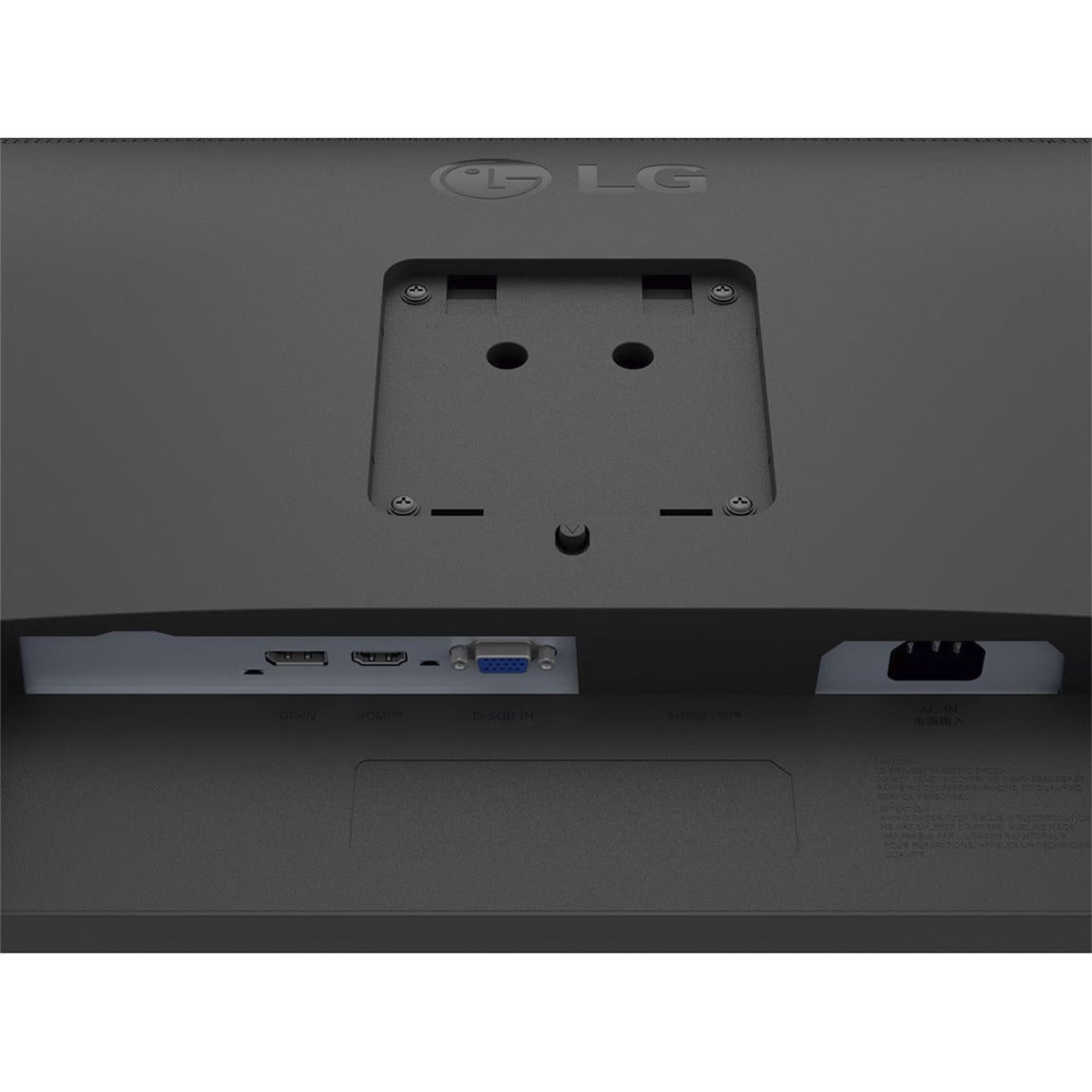 Lg 27ba450 27 monitor (zwart, vga, hdmi, displayport, audio)