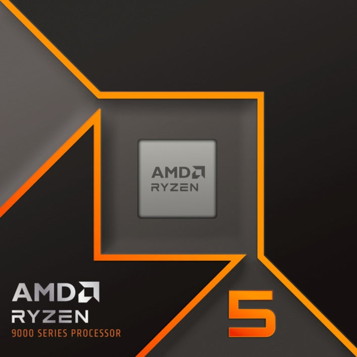 Amd ryzen 5 9600x, 3,9 ghz (5,4 ghz turbo boost) socket am5 processor (unlocked, boxed)