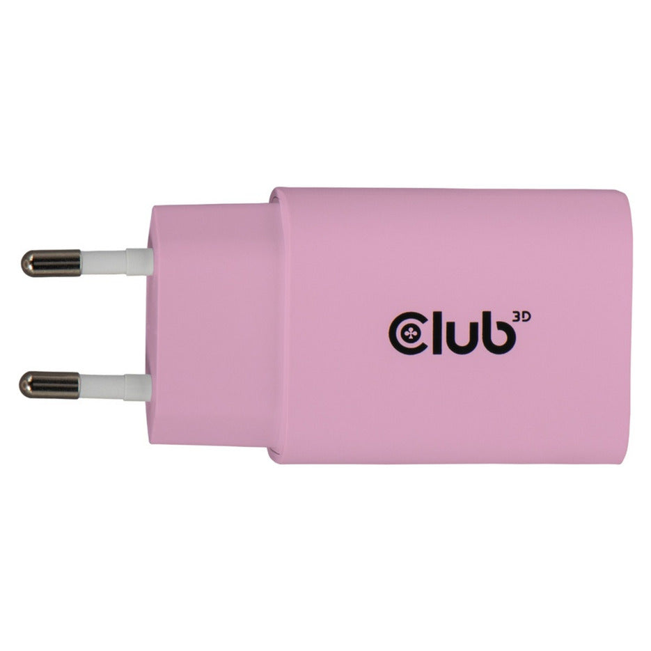 Club 3d 2-pack usb c charger 30 watt (roze)
