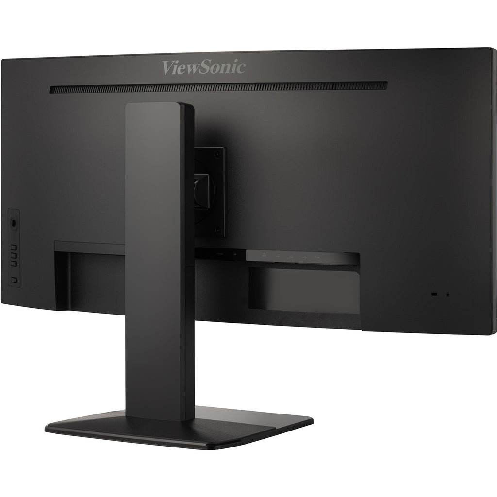 Viewsonic uwqhd curved docking monitor met kvm-switch vg3419c 34 ultrawide (zwart (mat), 1x hdmi, 1x displayport, usb-a, usb-b, usb-c, lan, audio)