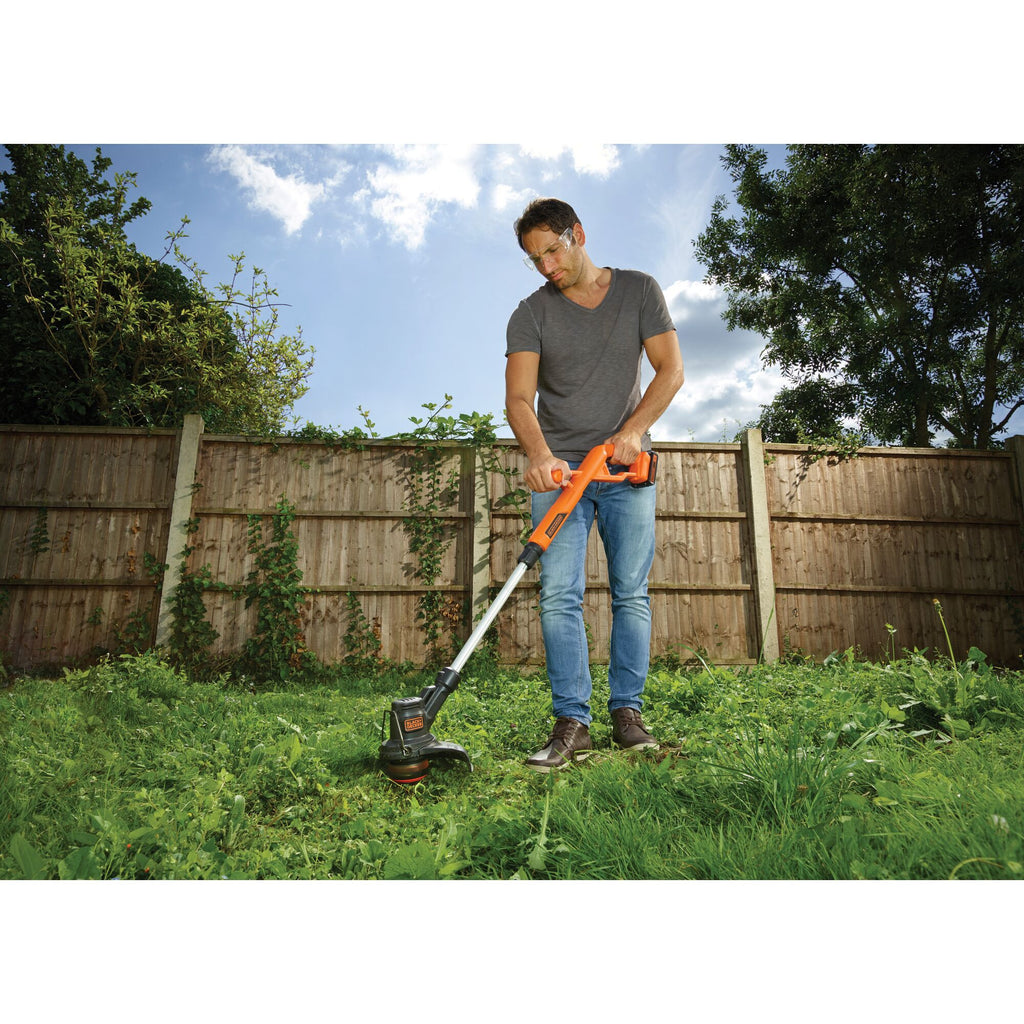 Black+decker st1823b-xj 18v afs grastrimmer 25cm (oranje zwart, accu en oplader niet inbegrepen)