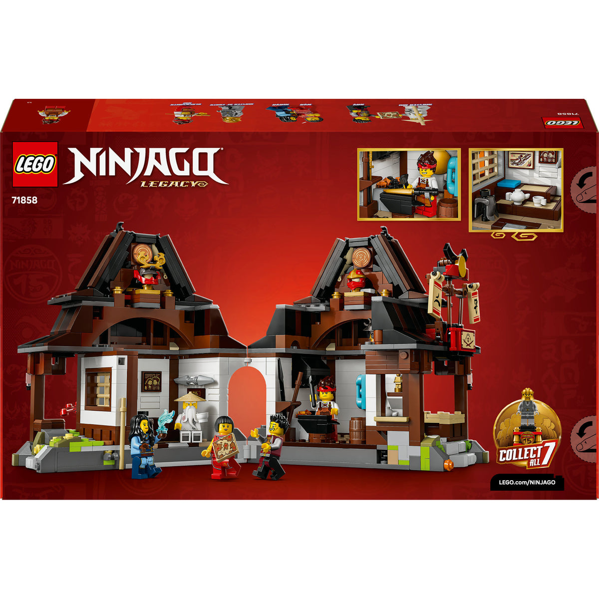 Lego ® ninjago® 15-jarig jubileum: smederij de vier wapens - 71858